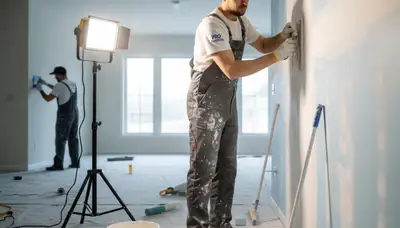 Professional drywall repair and wall restoration by house painters in Nashville, TN