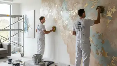 Professional faux painting and decorative wall finishes by expert house painters in Nashville, TN