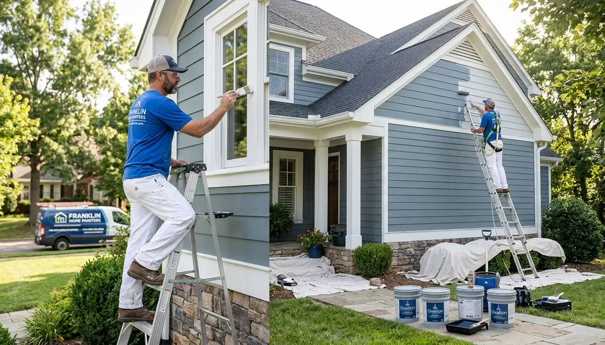 Professional house painters in Nashville TN providing expert exterior and interior painting services