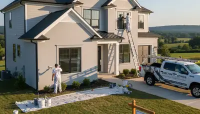 Professional house painting service in Nashville, TN for residential exterior and interior projects
