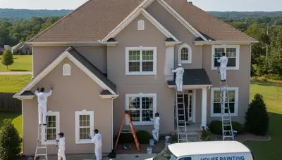 Nashville, TN house painters providing professional interior and exterior painting services