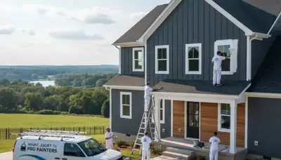 House painting crew in Nashville, TN providing professional interior and exterior painting services