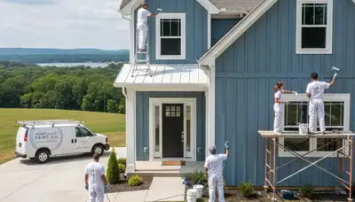 Nashville, TN house painters providing professional interior and exterior painting services