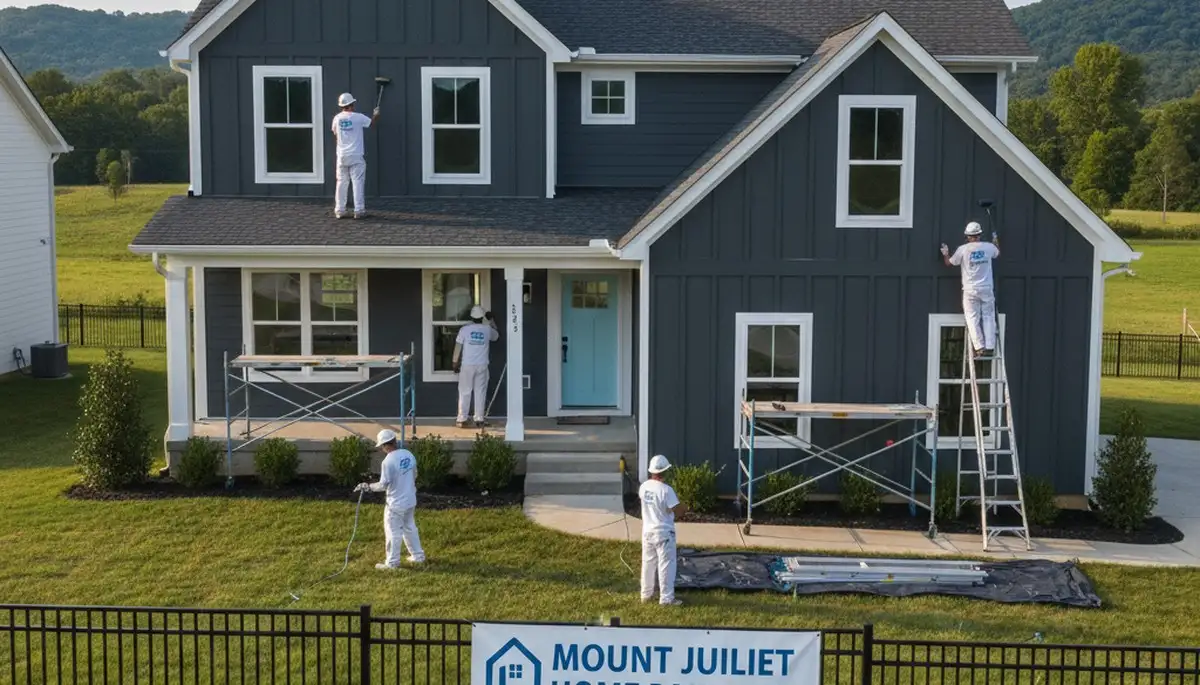 House painting crew serving Nashville, TN with professional residential painting services