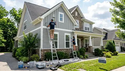 Professional house painters in Nashville TN transforming home exteriors with expert painting services