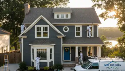 Professional house painters in Nashville, TN providing exterior and interior painting services