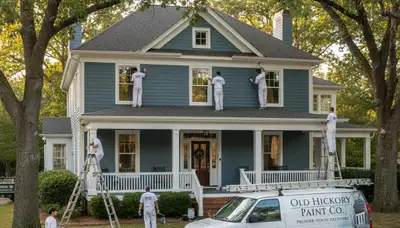 Nashville, TN house painters providing professional interior and exterior painting services