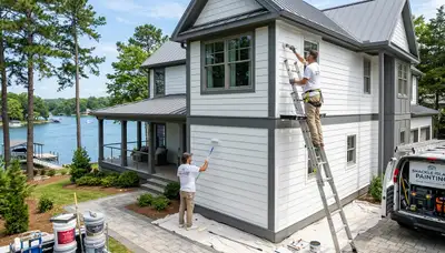Professional house painters in Nashville TN providing expert residential exterior painting services