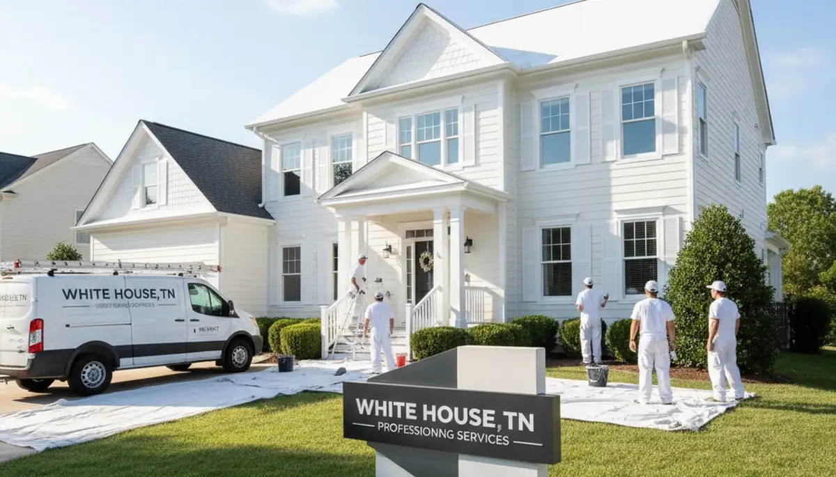 Professional house painters in Nashville, TN providing interior and exterior painting services