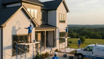 Professional house painters providing exterior home painting services in Nashville, TN